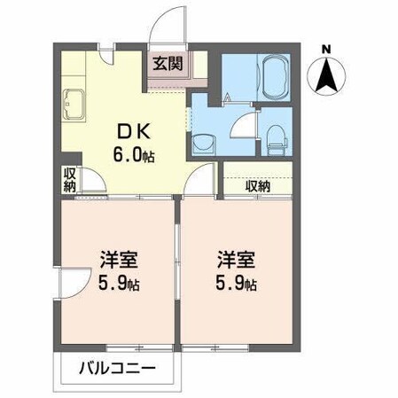 Ｋ・Ｓマンハイムの物件間取画像